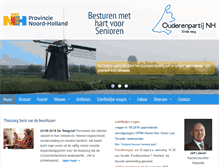 Tablet Screenshot of ouderenpartij-nh.nl